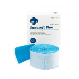 Sanosoft blauw 6cmx4,5m