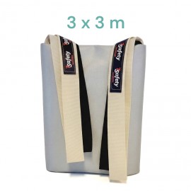 Couverture anti-feu 3x3m usage unique