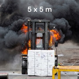 Blusdeken forklift 5x5m eenmalig gebruik