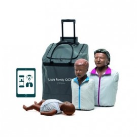 Familiepakket Little QCPR donkere huidskleur