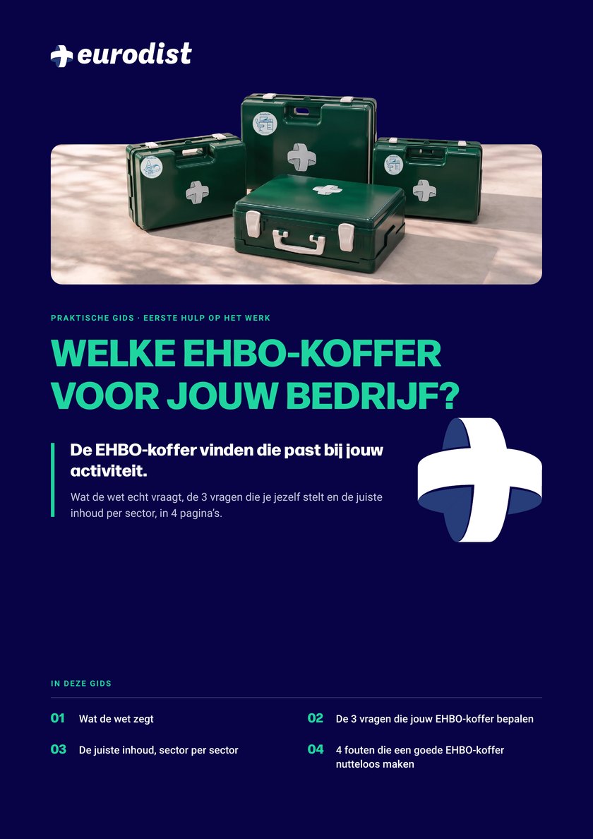 Cover van de gids Welke EHBO-koffer voor jouw bedrijf?