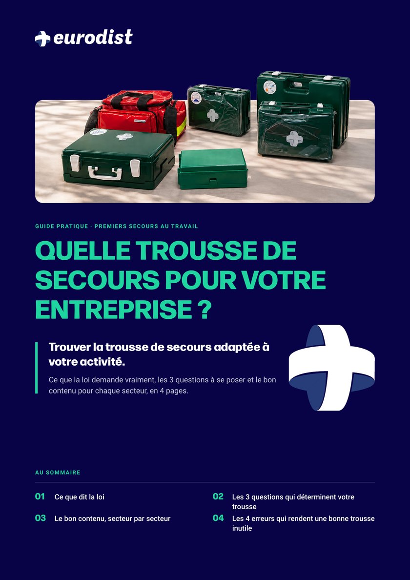 Couverture du guide Quelle trousse de secours pour votre entreprise ?
